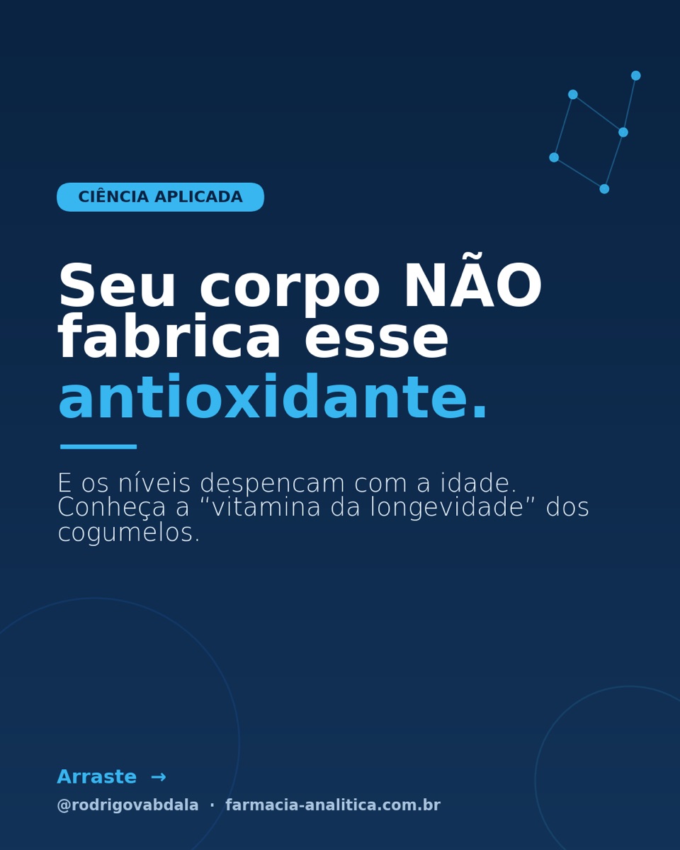 Capa: Seu corpo não fabrica esse antioxidante.